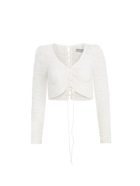 Lace Laced Top - Guess