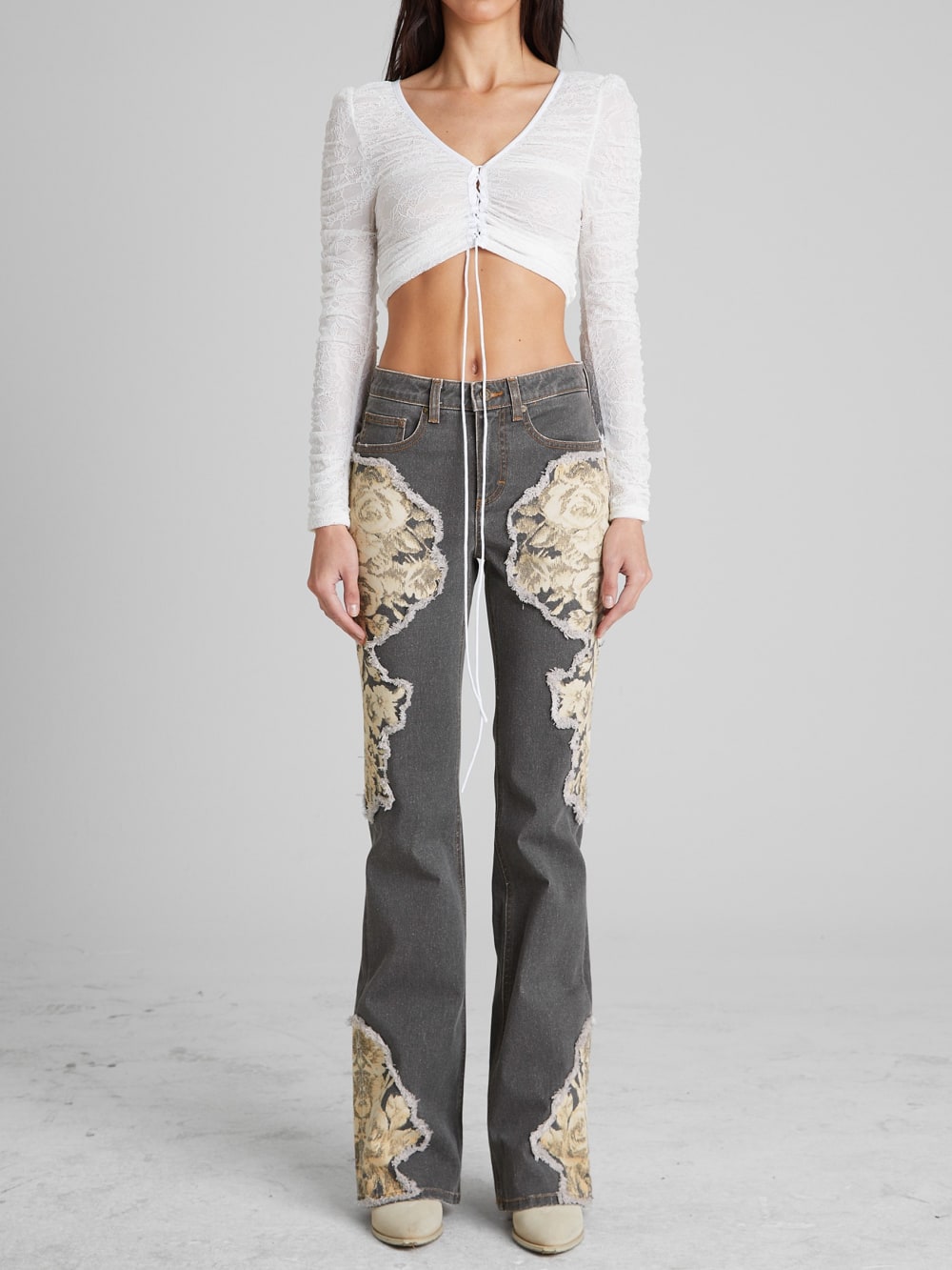 Lace Laced Top - Guess