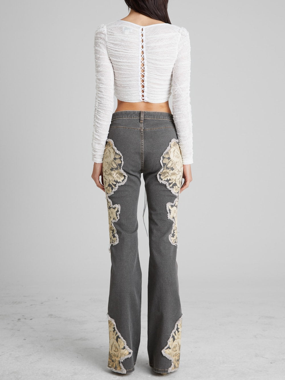 Lace Laced Top - Guess