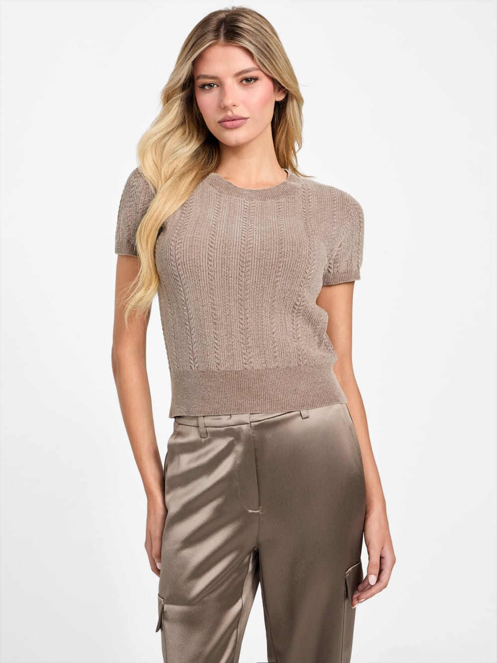 Eco Marcie Chenille Sweater Top - Guess