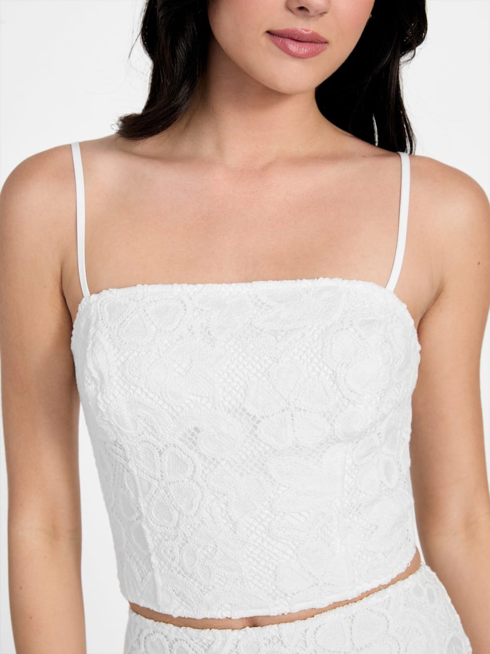 Delilah Crochet Lace Top - Guess