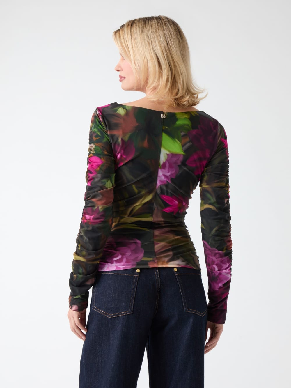 Sandy Printed Gathered Top - Guess