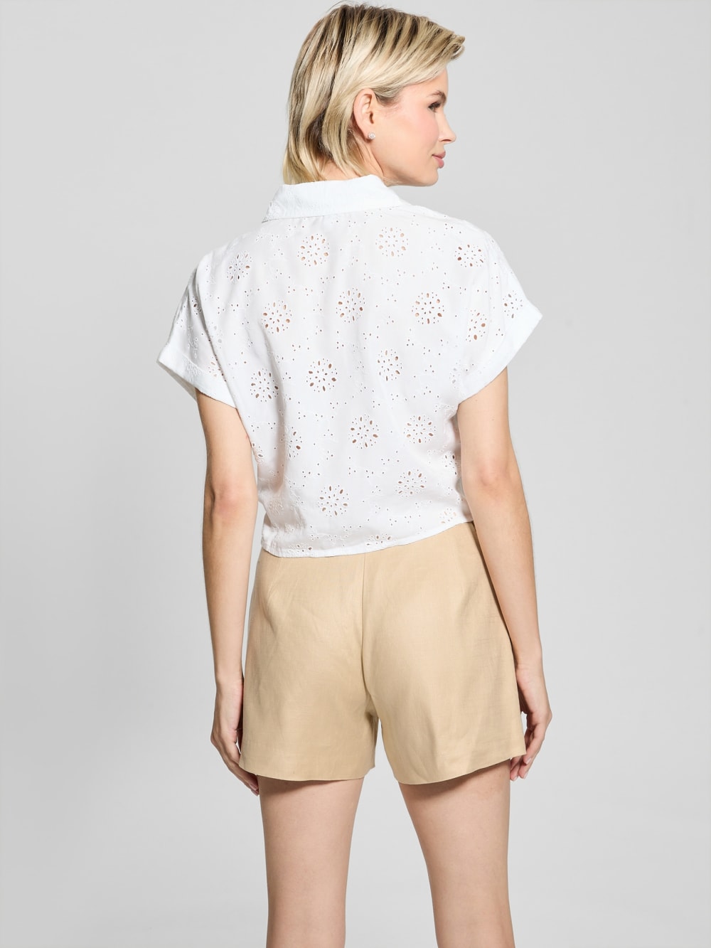 Eco Brigitte Eyelet Shirt - Guess