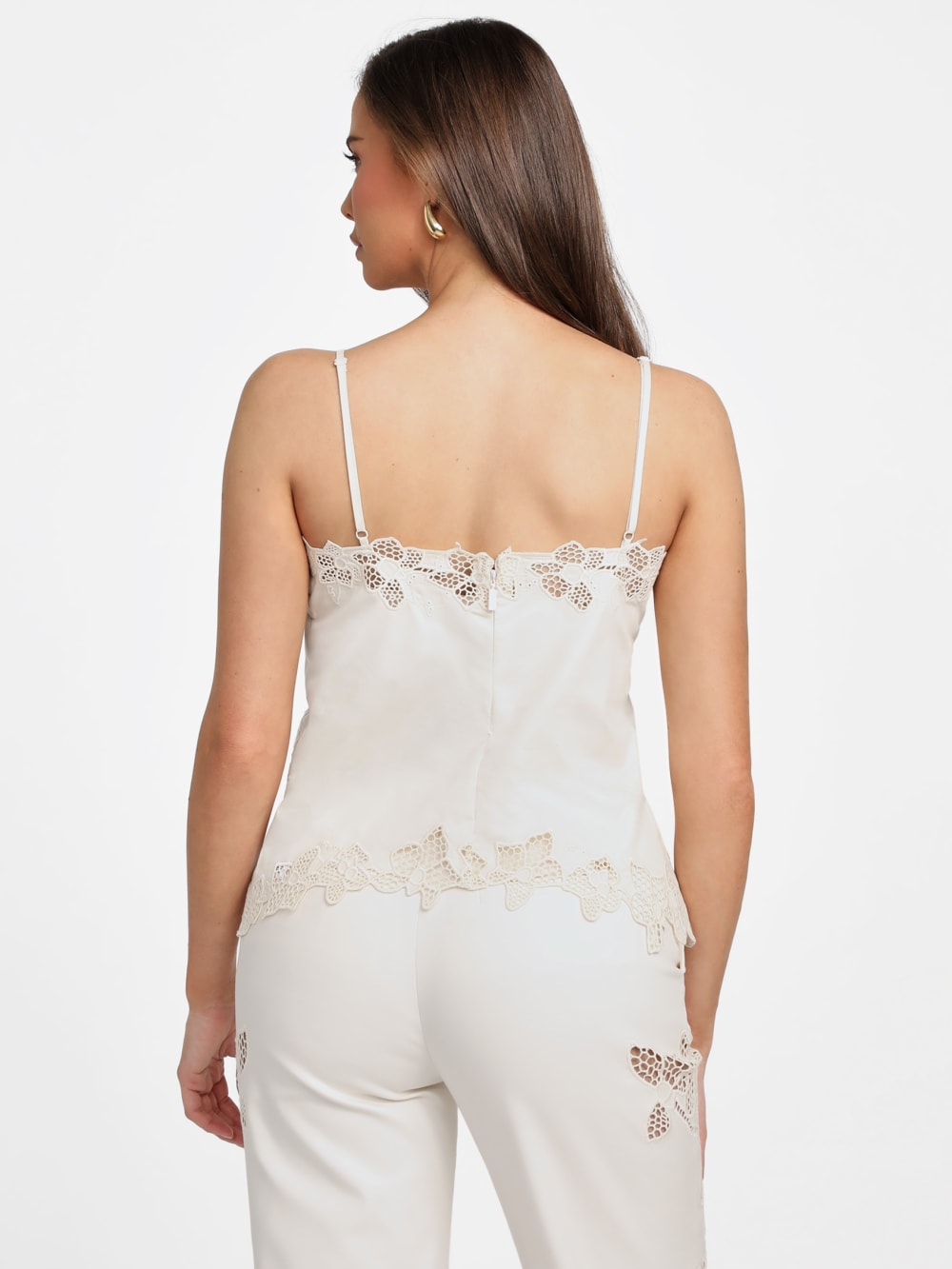 Brooke Crochet Floral Cami Top - Guess