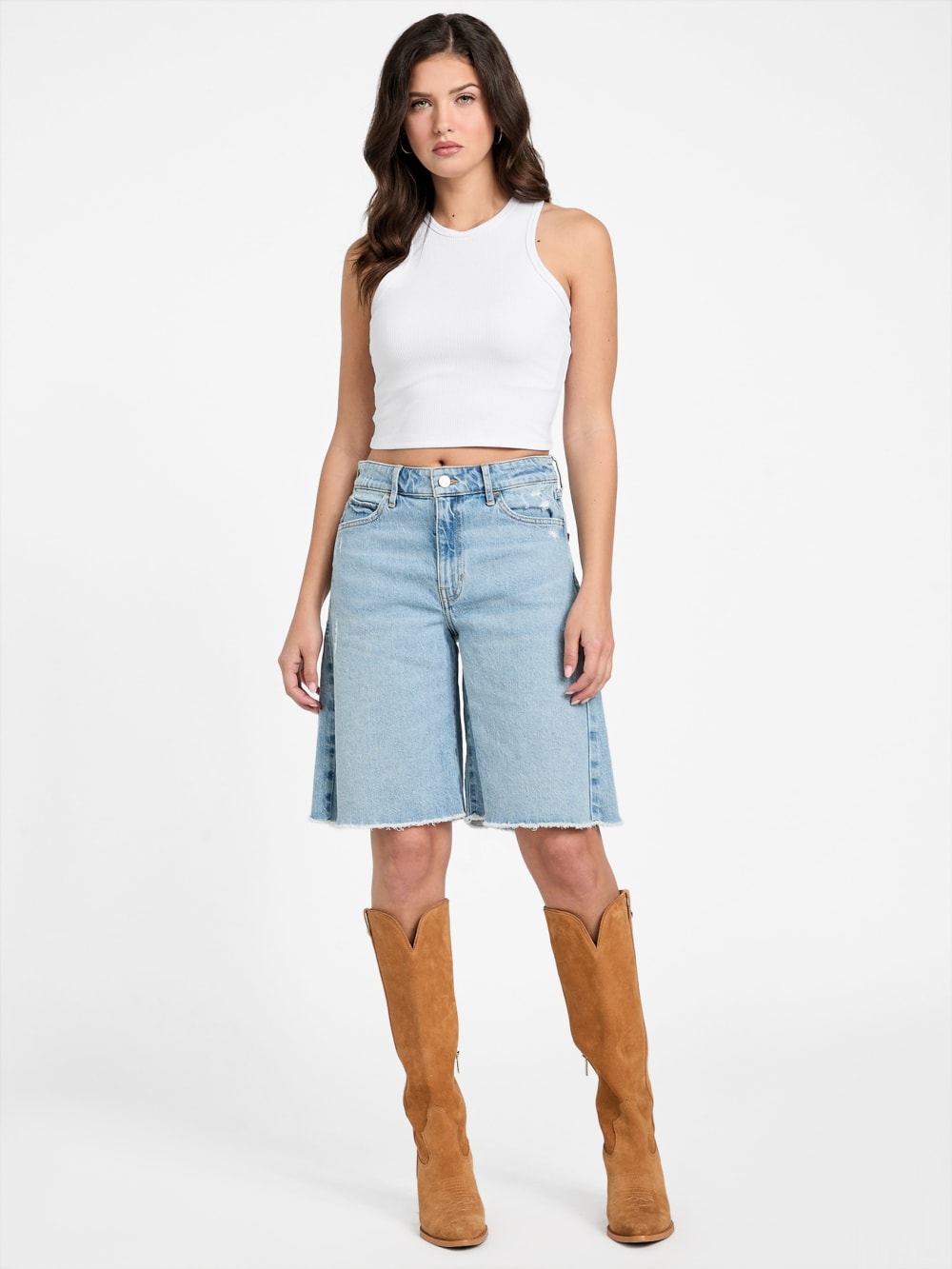 Eco Minka Racerback Ribbed Tank - Guess
