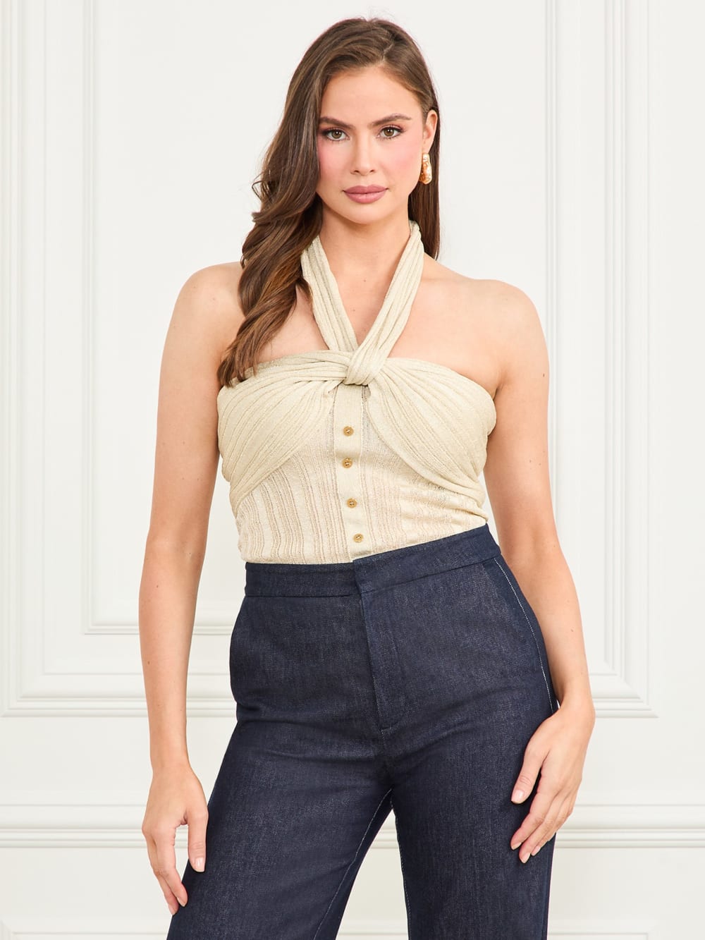 Gia Lurex Sweater Top - Guess