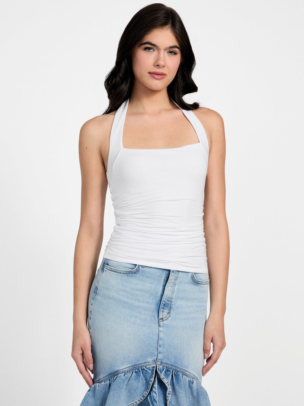 Eco Nora Halter Shirred Tank - Guess
