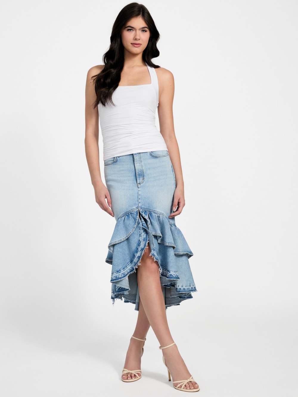 Eco Nora Halter Shirred Tank - Guess