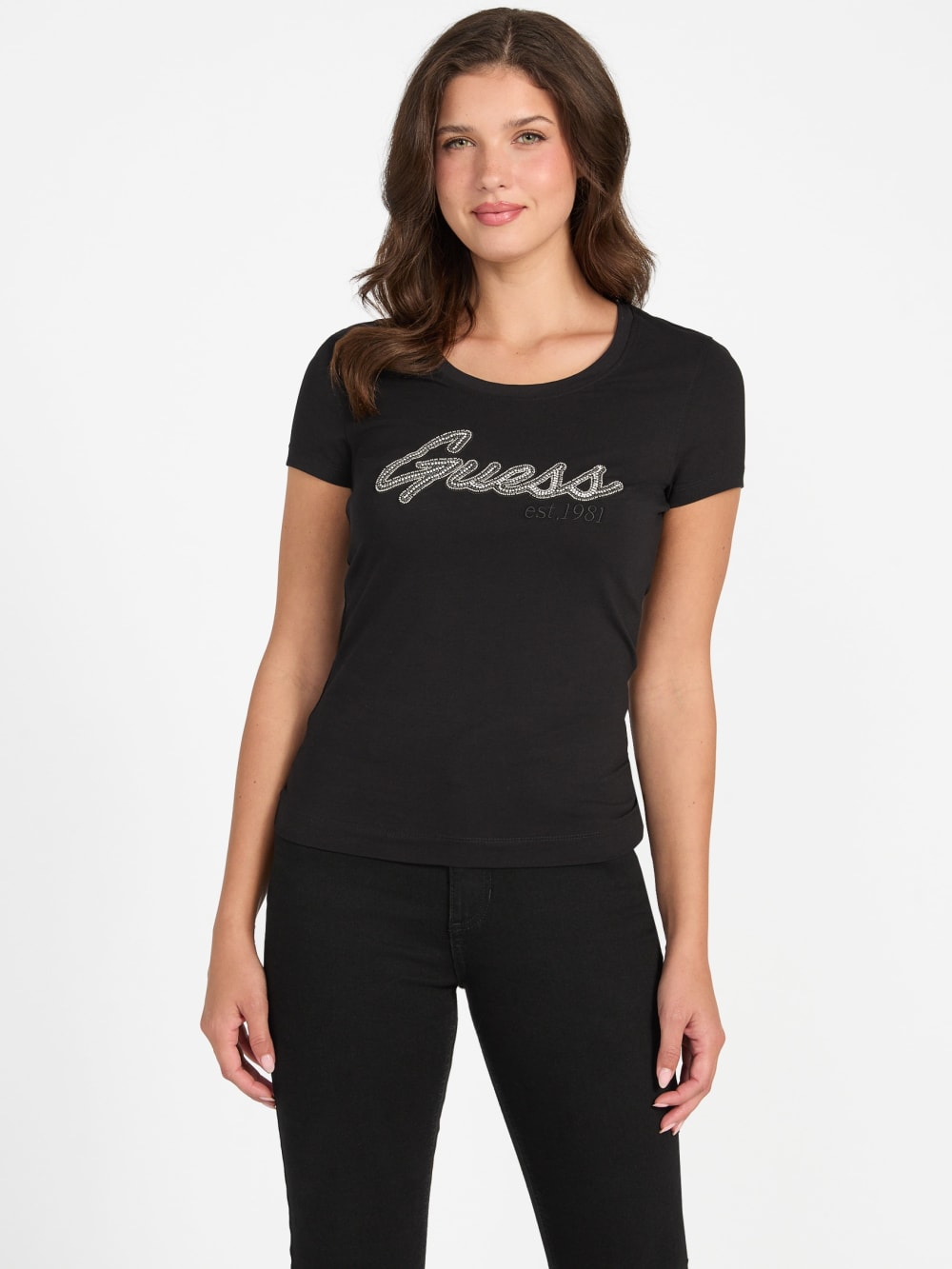 Eco Signature Hot Fix Tee - Guess