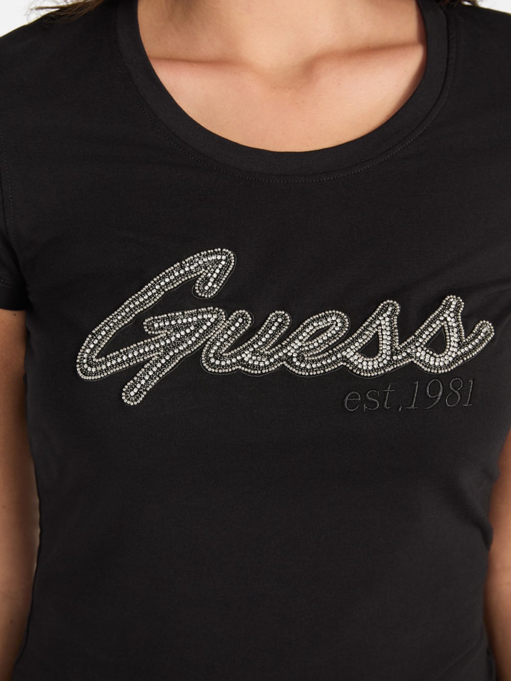 Eco Signature Hot Fix Tee - Guess