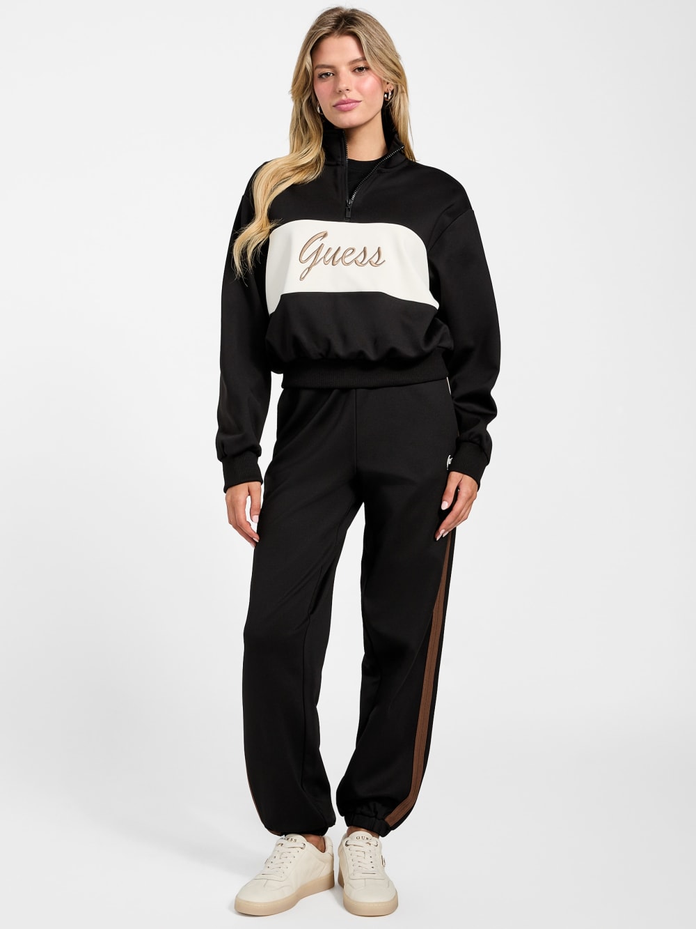 Eco Fabia Half-Zip Sweatshirt - Guess