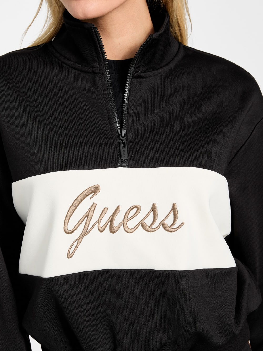 Eco Fabia Half-Zip Sweatshirt - Guess