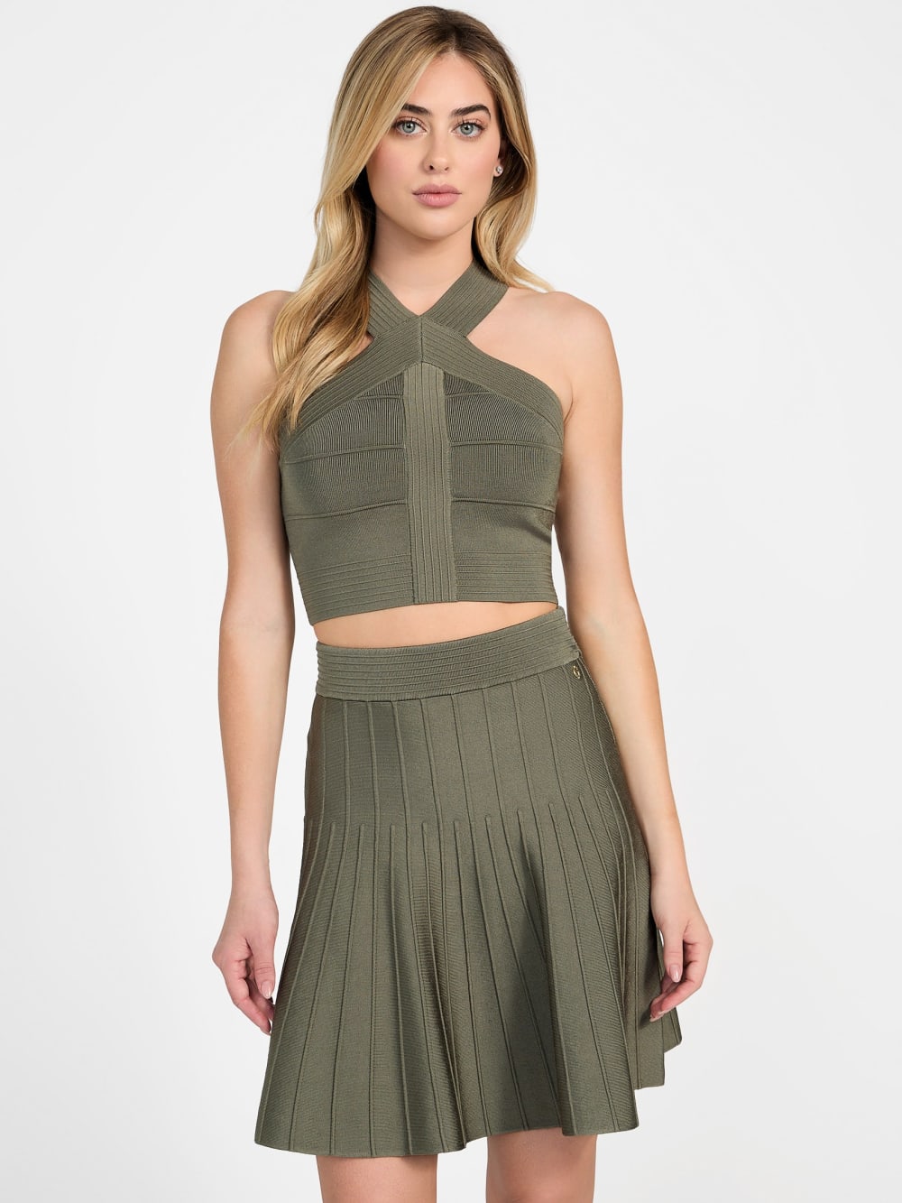 Staci Halter Sweater Top - Guess