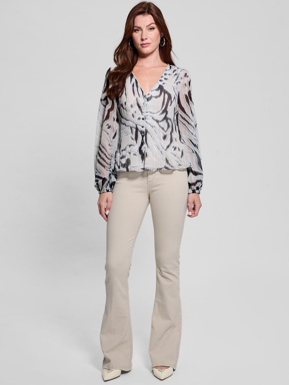 Eco Yvette Pleated Top - Guess