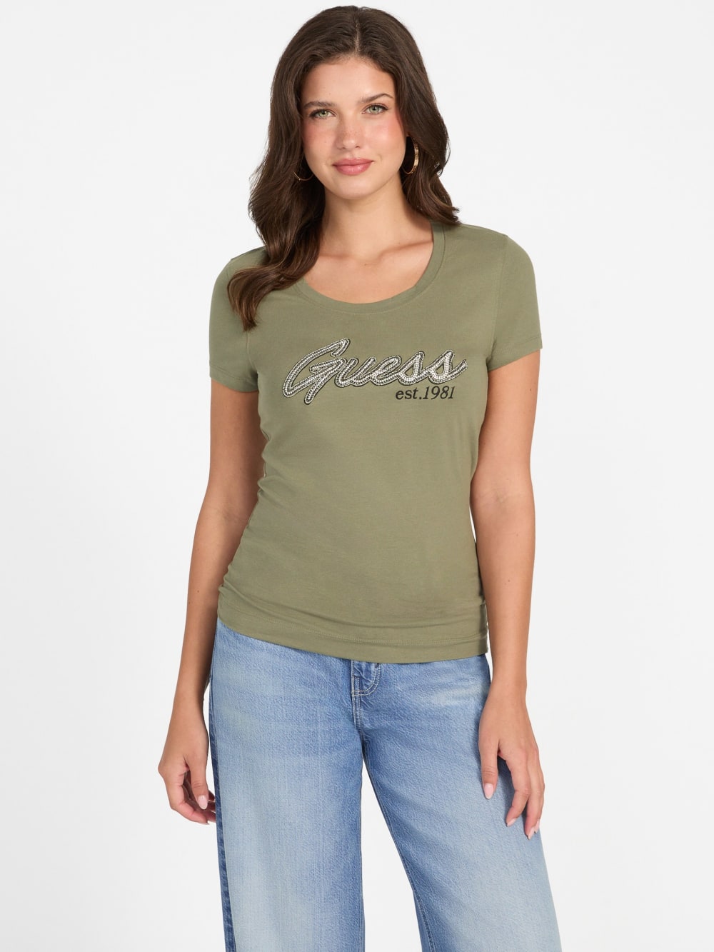 Eco Signature Hot Fix Tee - Guess