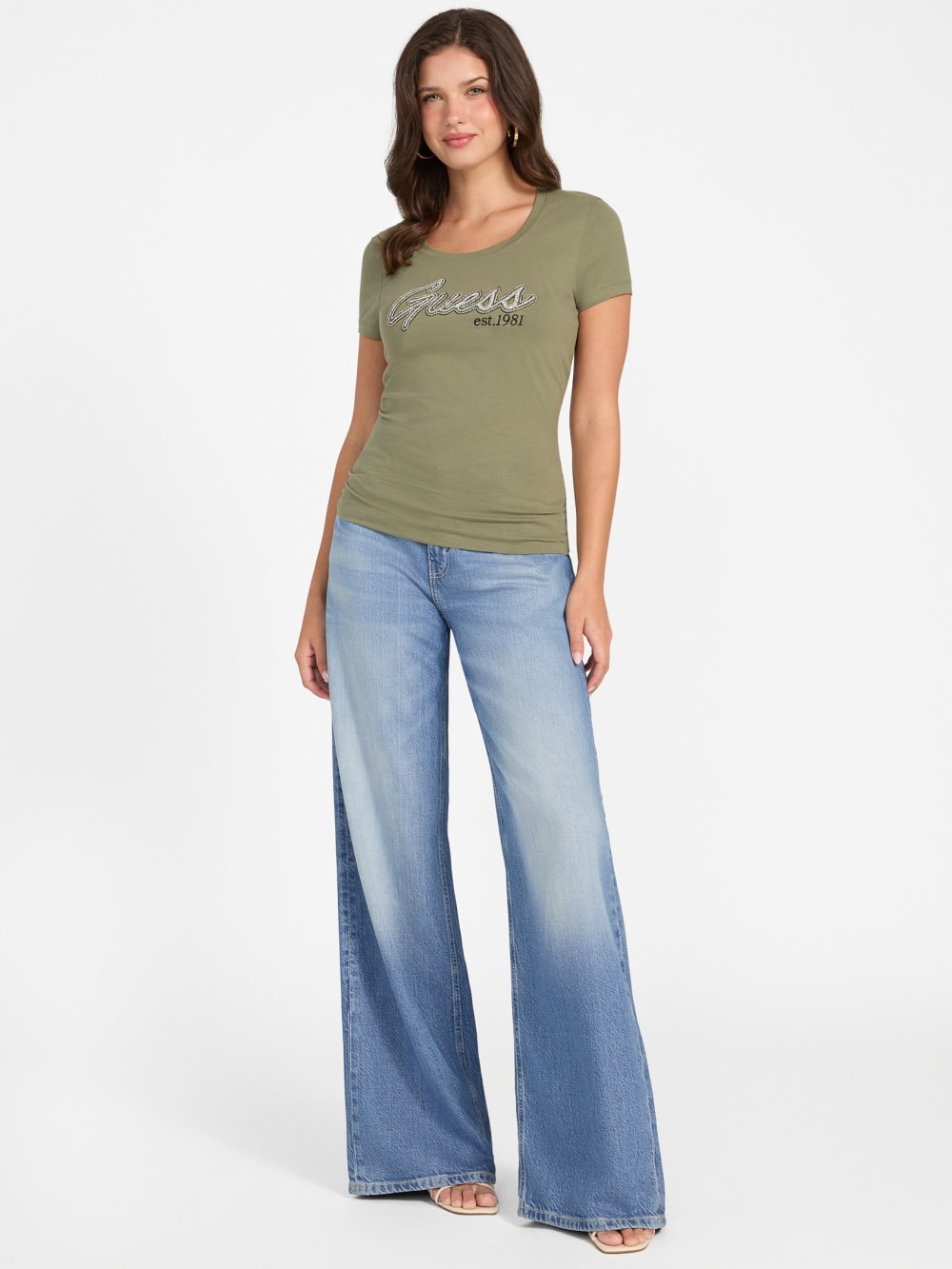 Eco Signature Hot Fix Tee - Guess