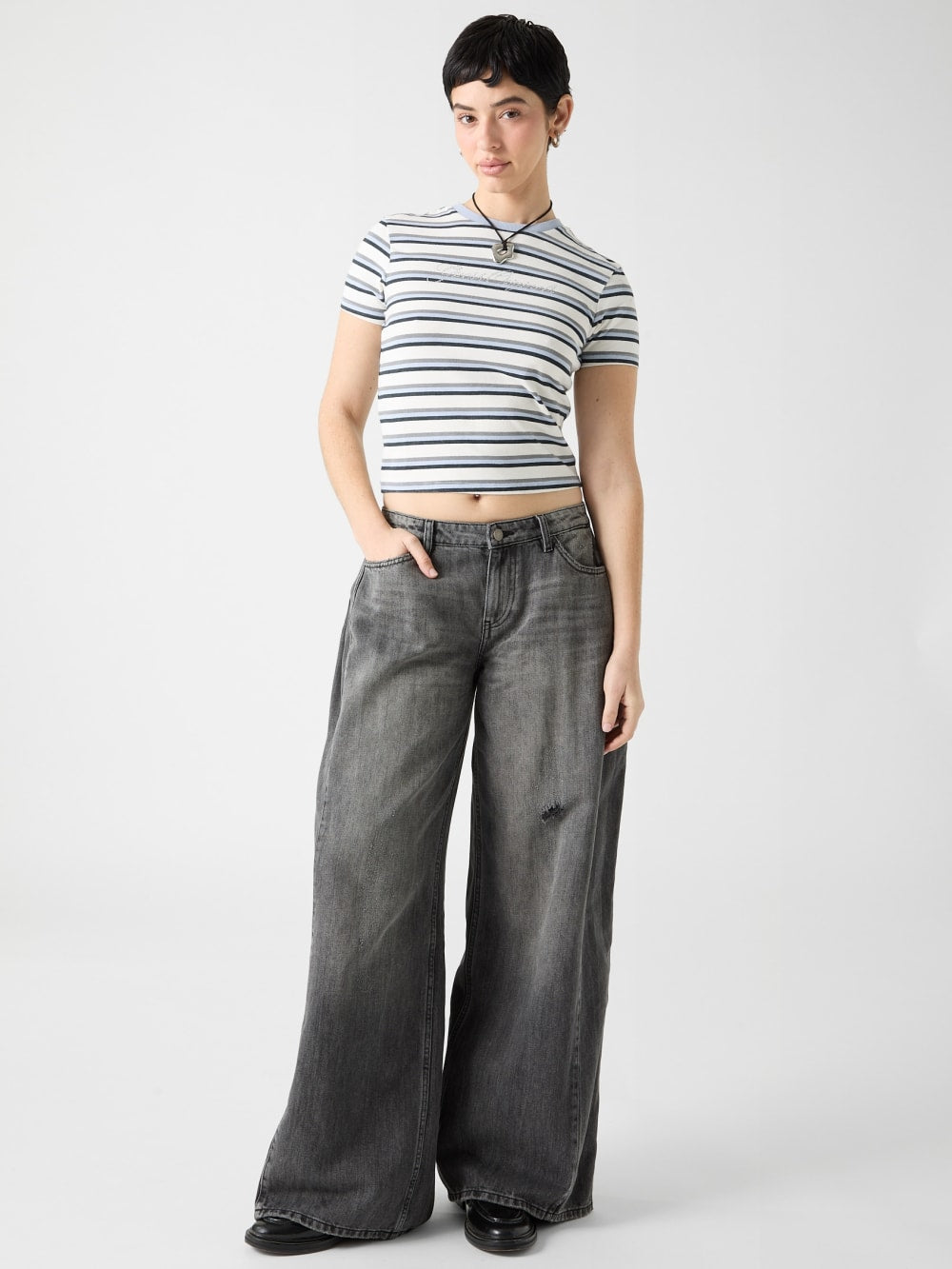 GUESS Originals Eco Striped Baby Tee - Guess