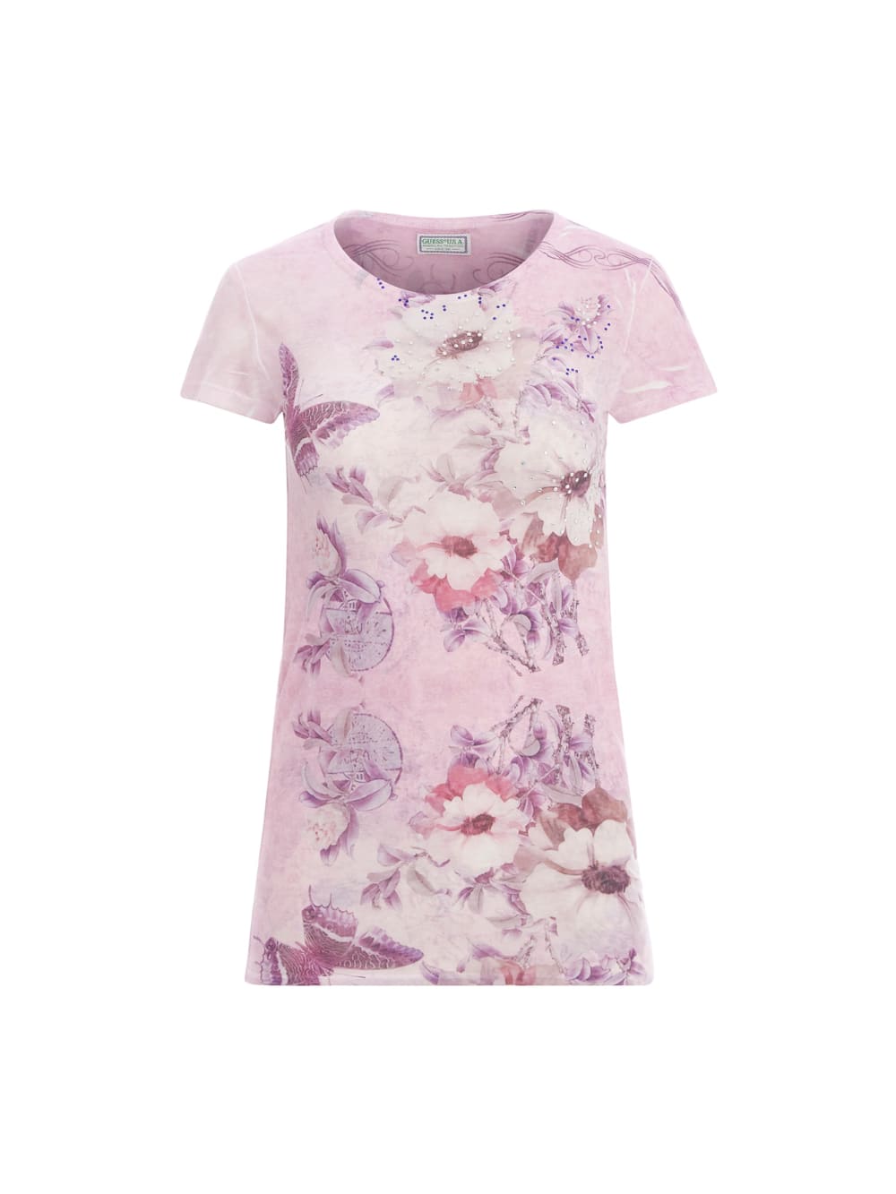 Butterfly Burnout Tee - Guess