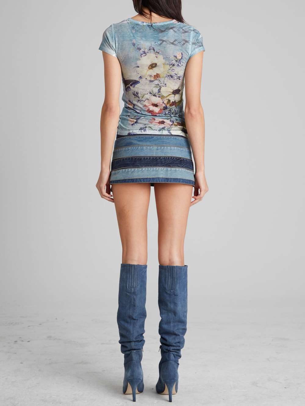 Butterfly Burnout Tee - Guess