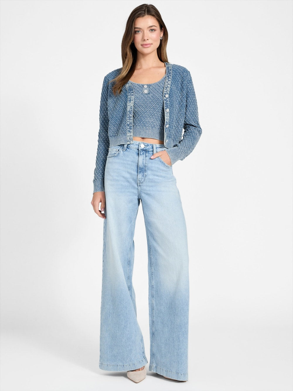 Textured cardigan - Guess