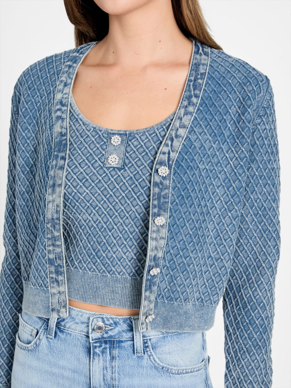 Textured cardigan - Guess