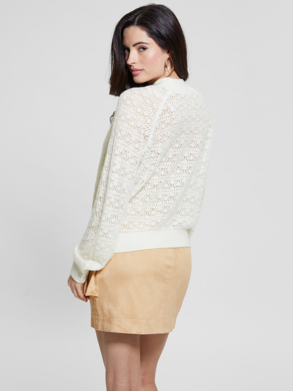 Kensley Open-Knit Sweater - Guess