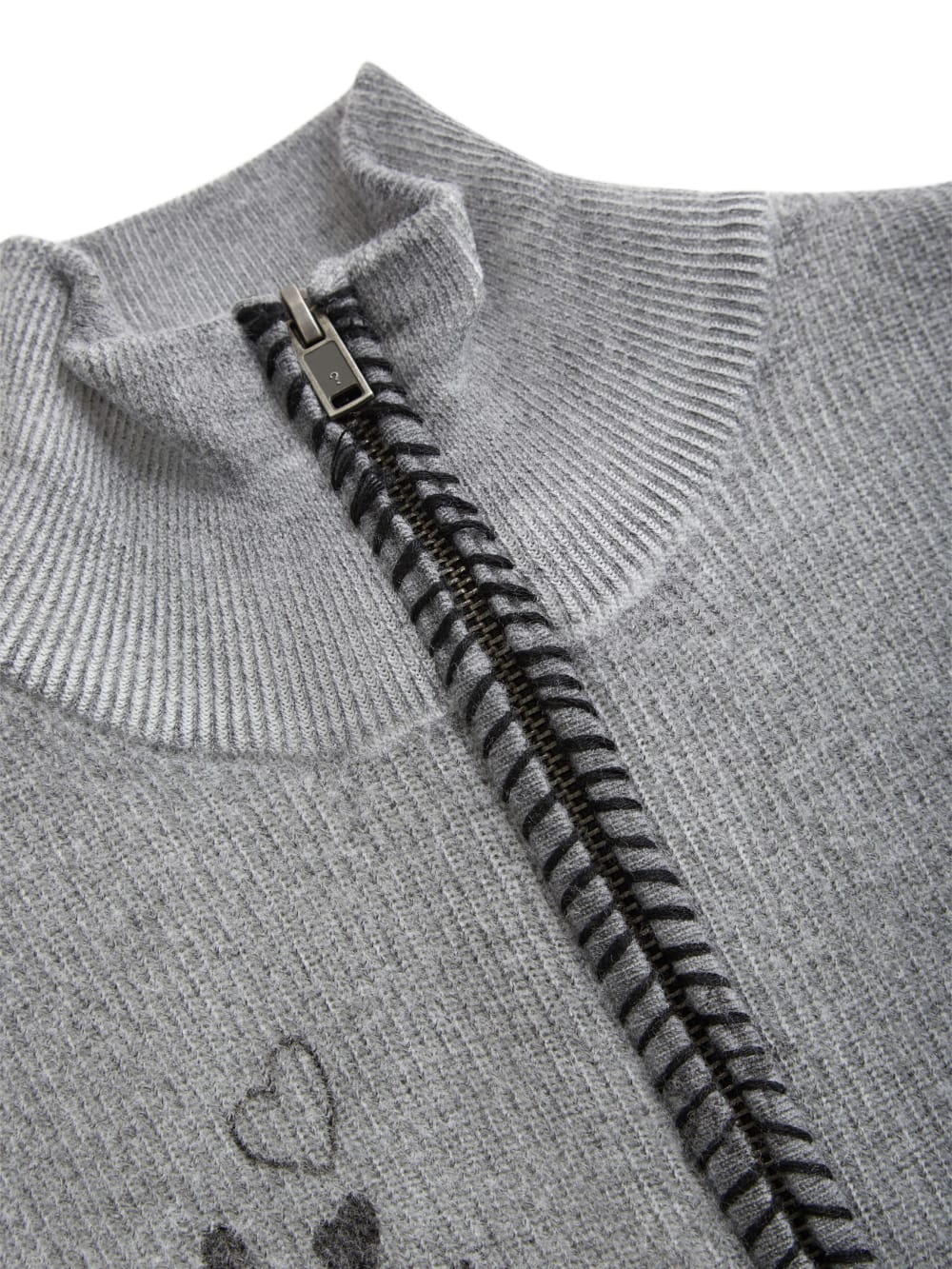 printed stitched sweater - Guess