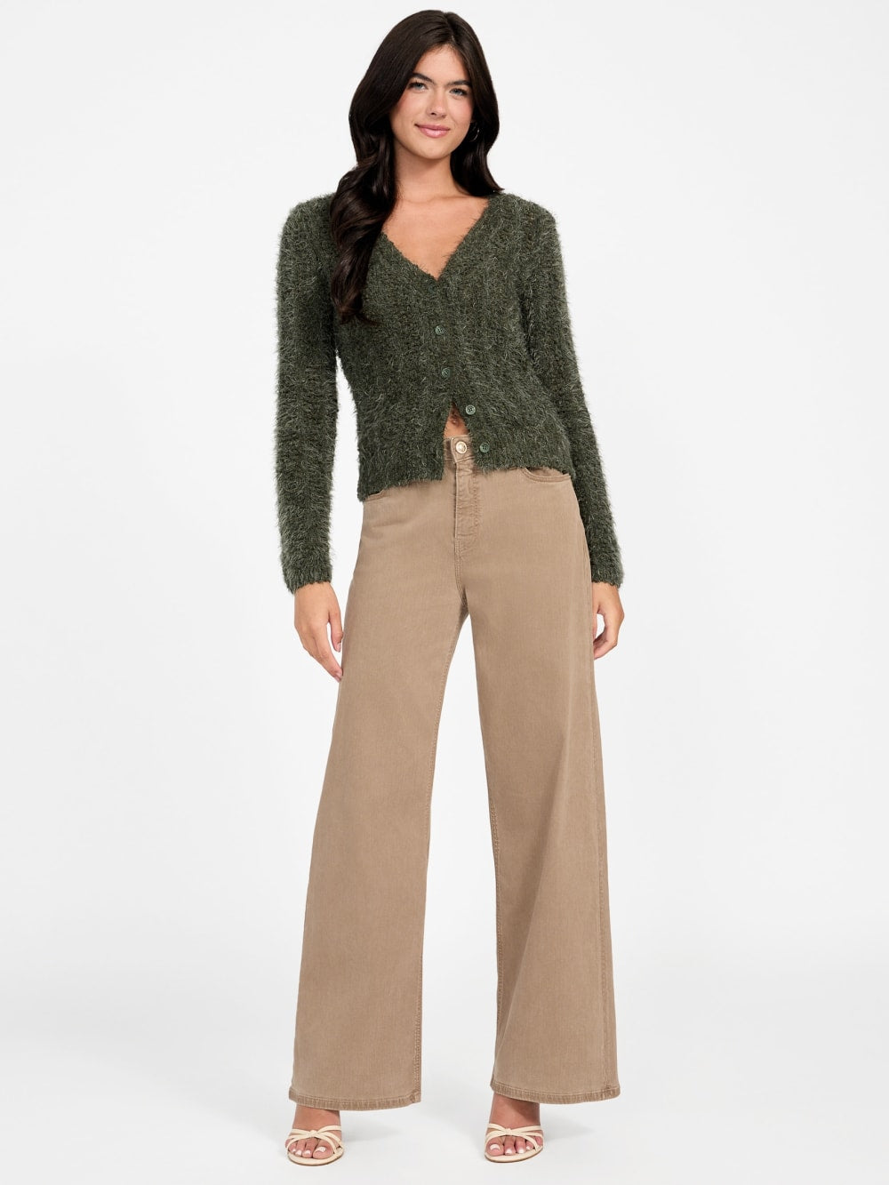 Eco Bea Open-Stitch Cardigan - Guess