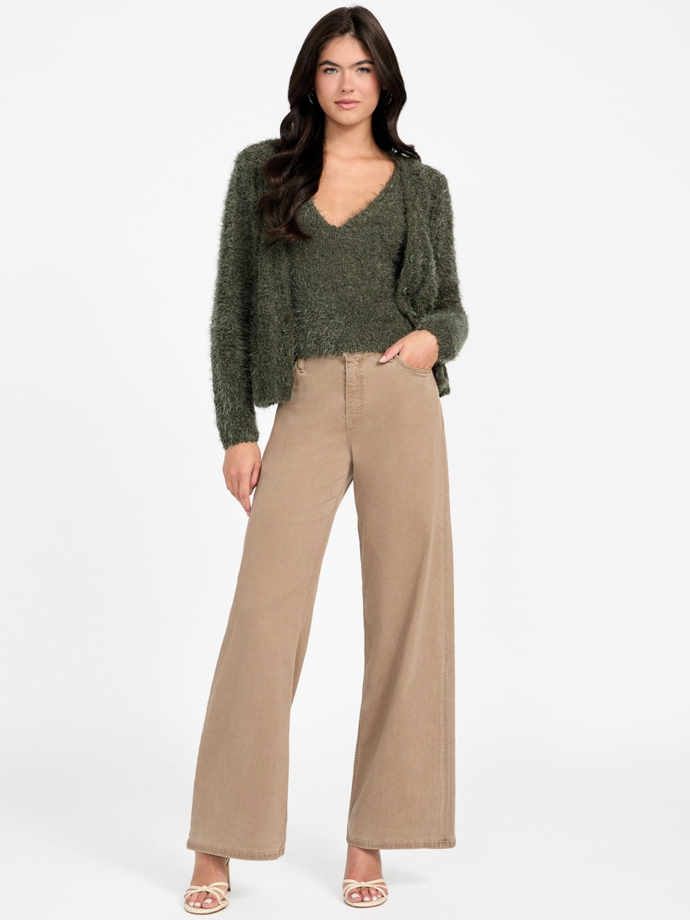 Eco Bea Open-Stitch Cardigan - Guess