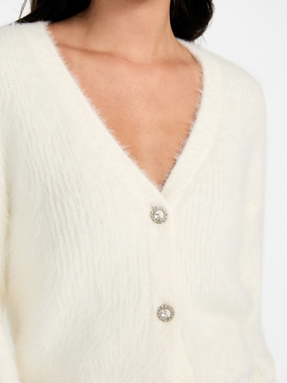 Keyla Fuzzy Cardigan - Guess