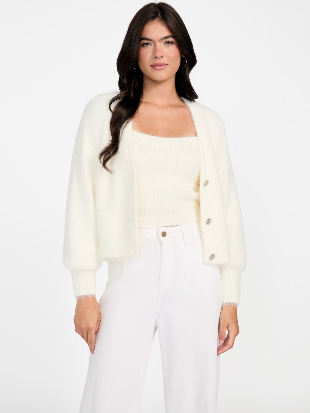 Keyla Fuzzy Cardigan - Guess