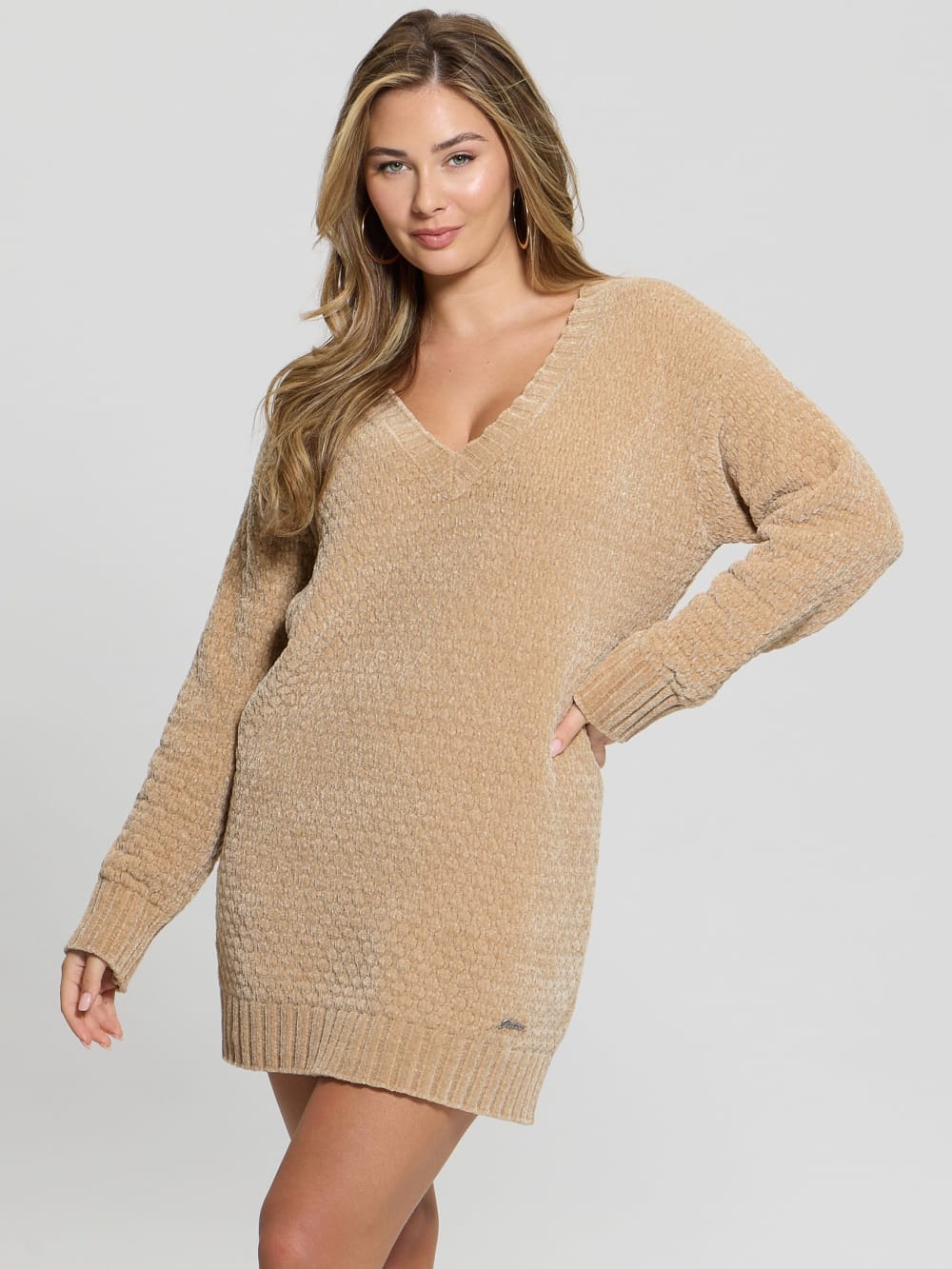Eco Talia Longline Chenille Sweater - Guess