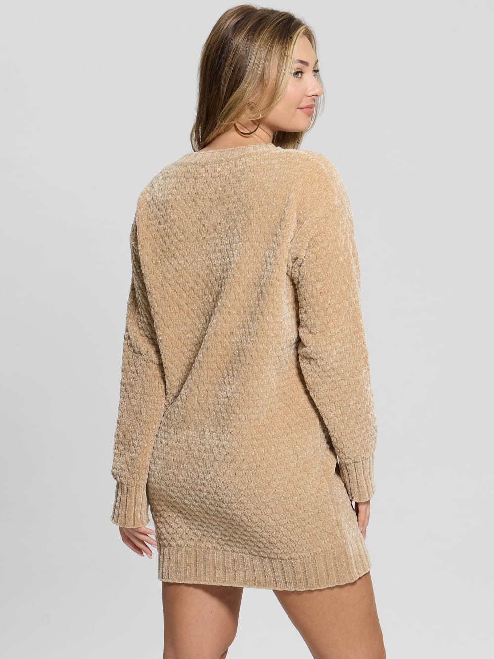 Eco Talia Longline Chenille Sweater - Guess