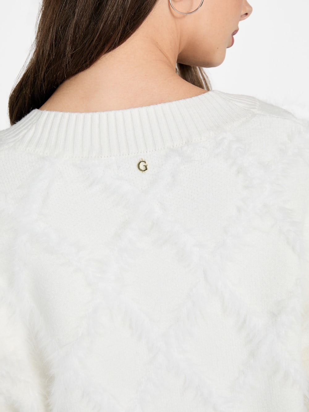 Zoe Diamond Knit Sweater - Guess