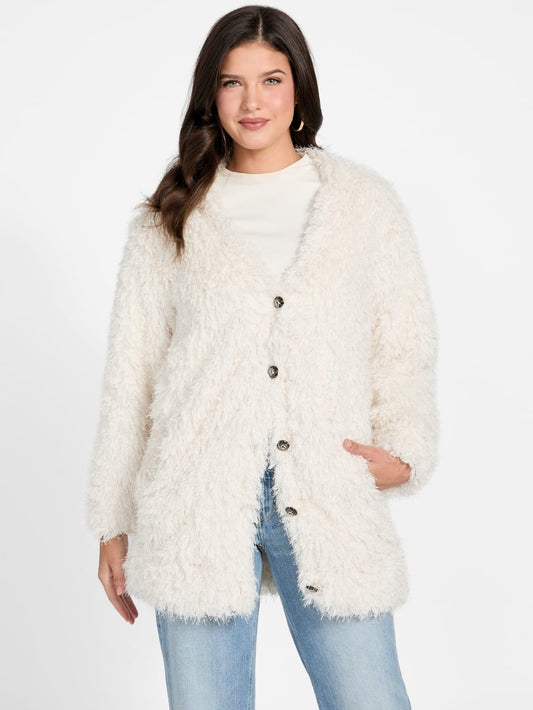 Rose Faux-Fur Jacket - Guess