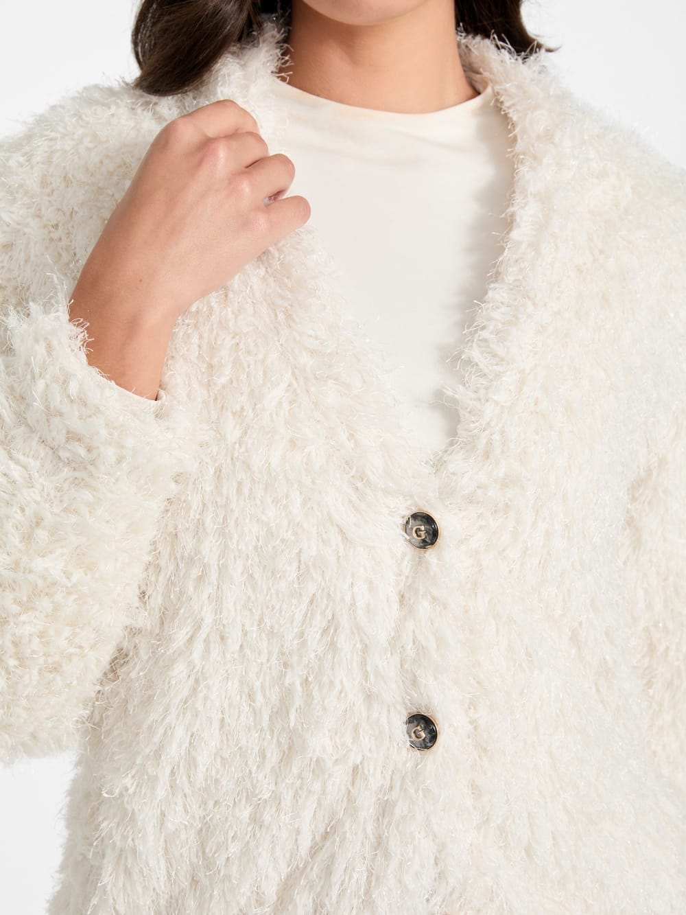 Rose Faux-Fur Jacket - Guess