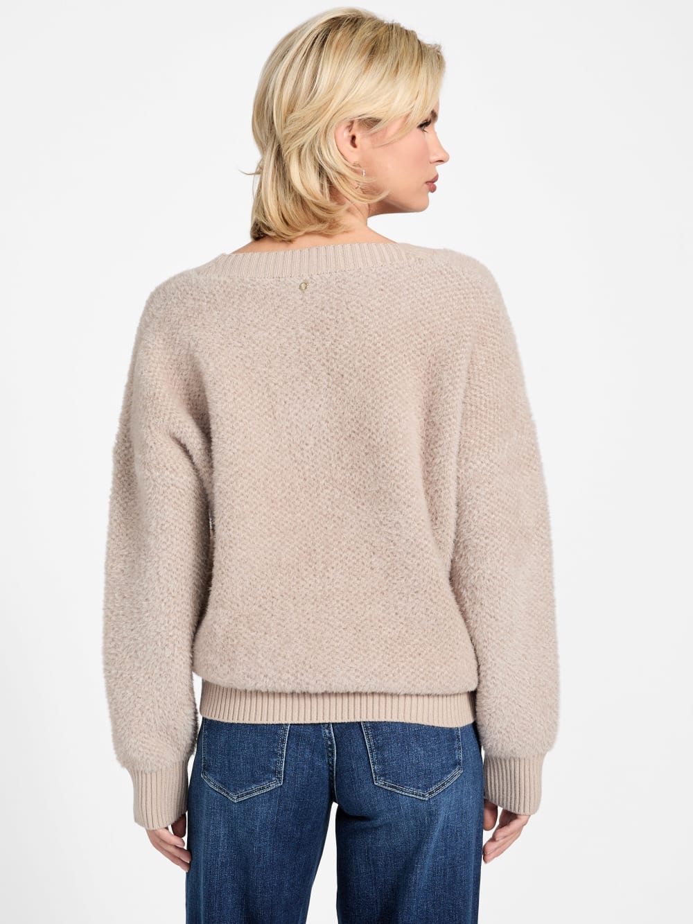 Lydia Oversized Fuzzy Sweater - Guess