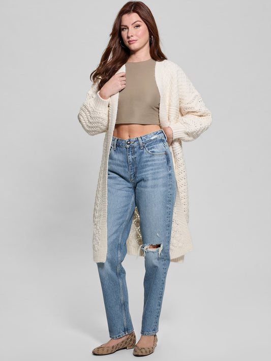 Eco Valeria Mixed Stitch Cardigan - Guess