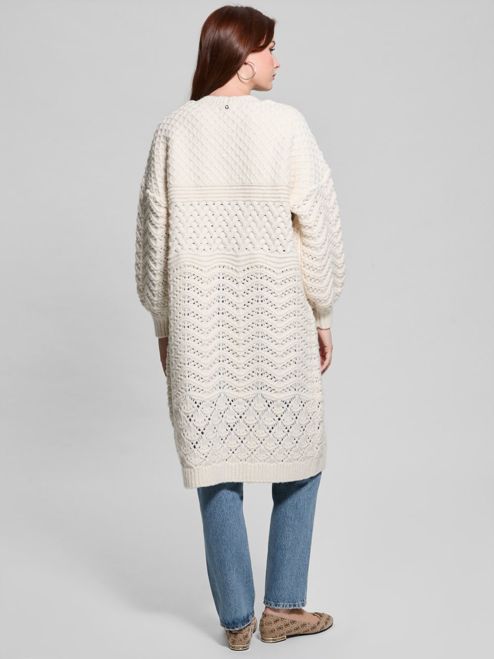 Eco Valeria Mixed Stitch Cardigan - Guess