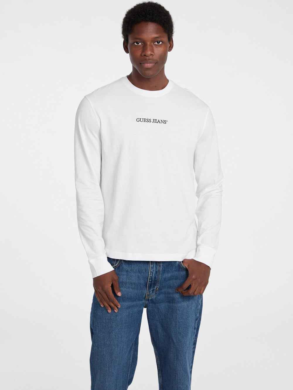 Crewneck Logo Tee - Guess
