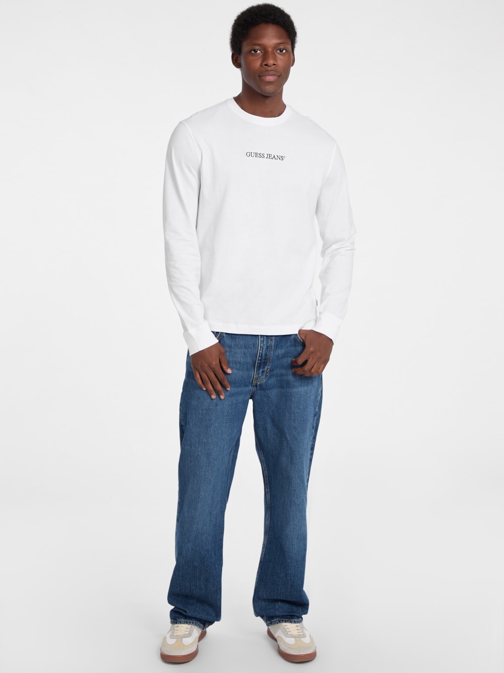 Crewneck Logo Tee - Guess