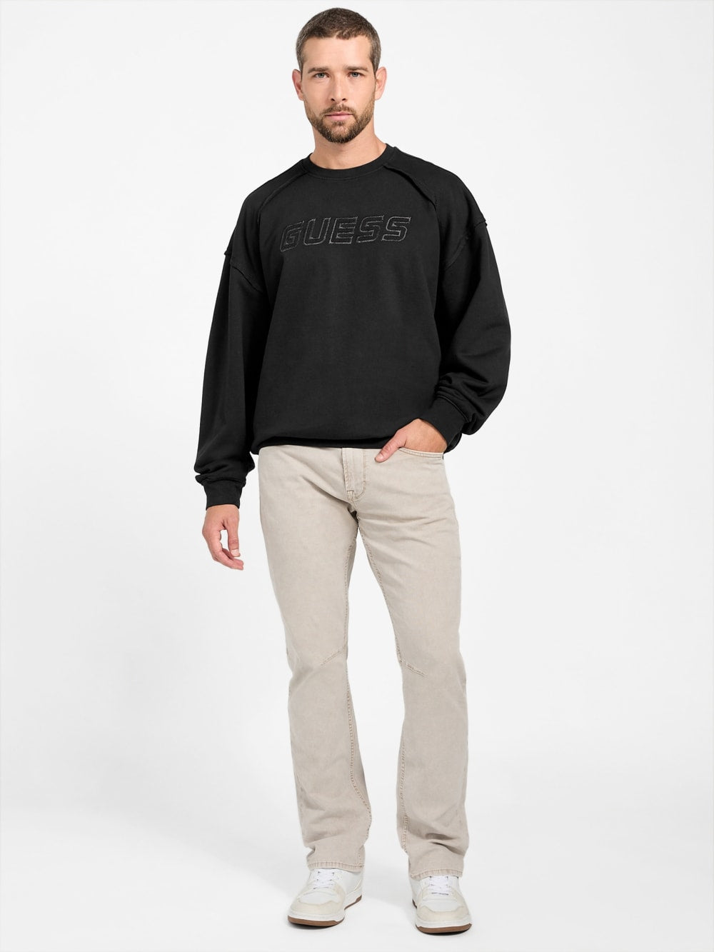 Eco Lasi Crewneck Pullover - Guess