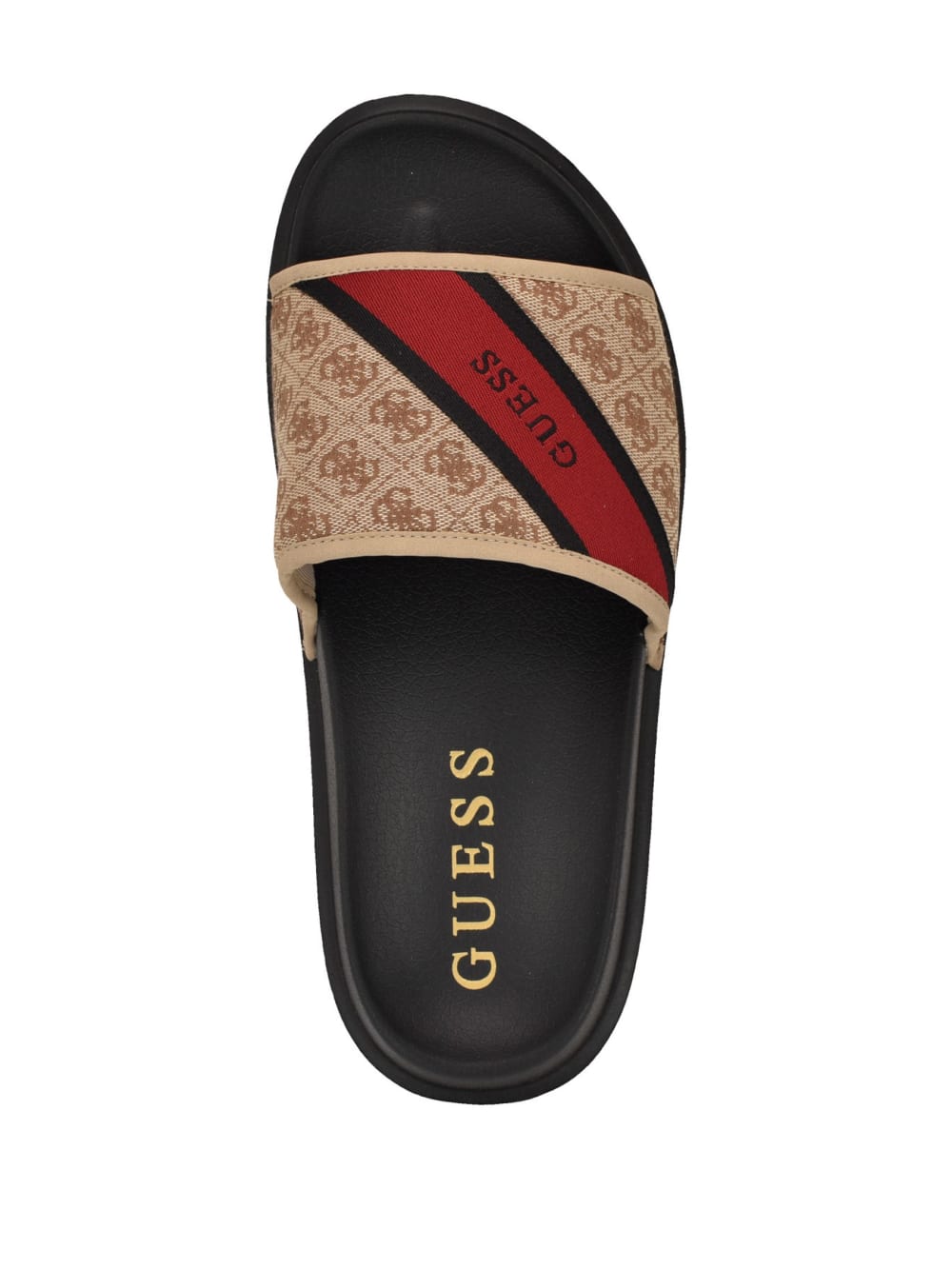 Vellden Jacquard Quattro G Slides - Guess