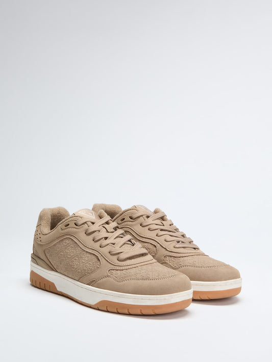 Nanon Quattro G Faux-Suede Sneakers - Guess