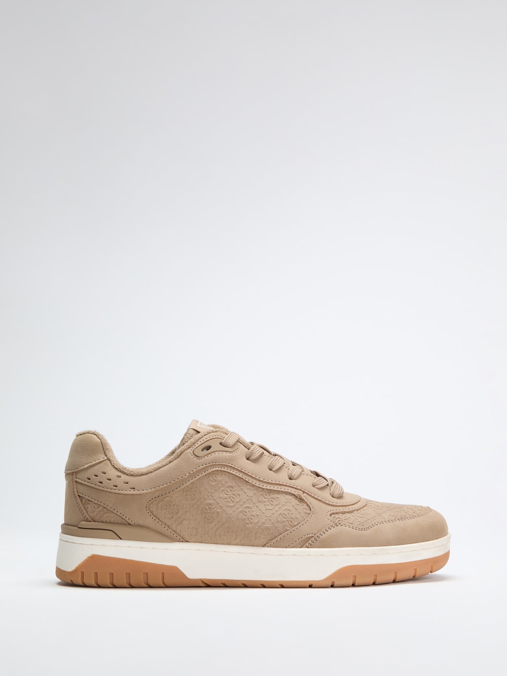 Nanon Quattro G Faux-Suede Sneakers - Guess
