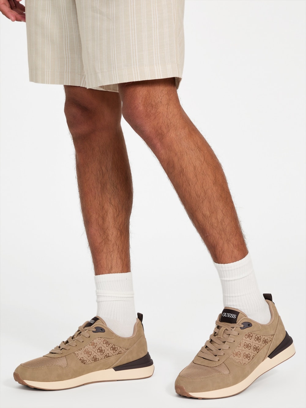 Olivos Quattro G Faux-Suede Sneakers - Guess