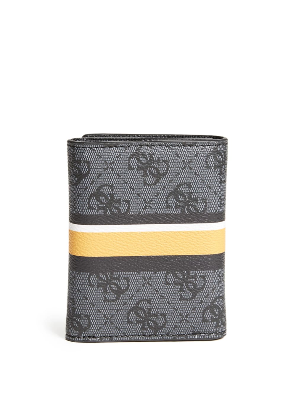 Sig Logo Stripe Trifold Wallet - Guess