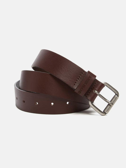 Hammered Leather Belt - Guess