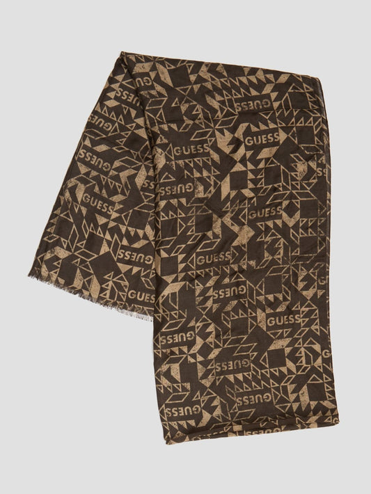 Geometric Signature Scarf - Guess