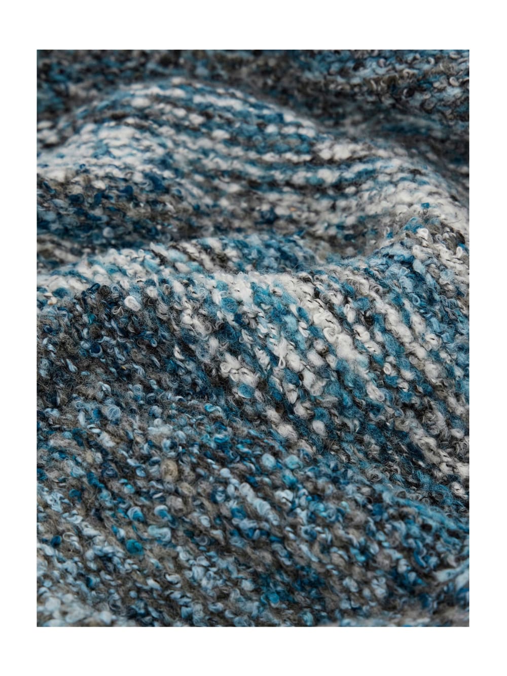 Wool-Blend Space-Dye Scarf - Guess